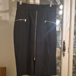 Banana Republic Black Pencil Skirt Knee-Length Work Style